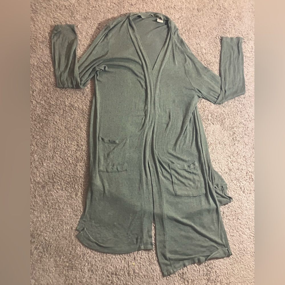 Faded Glory Gray Knit Cardigan